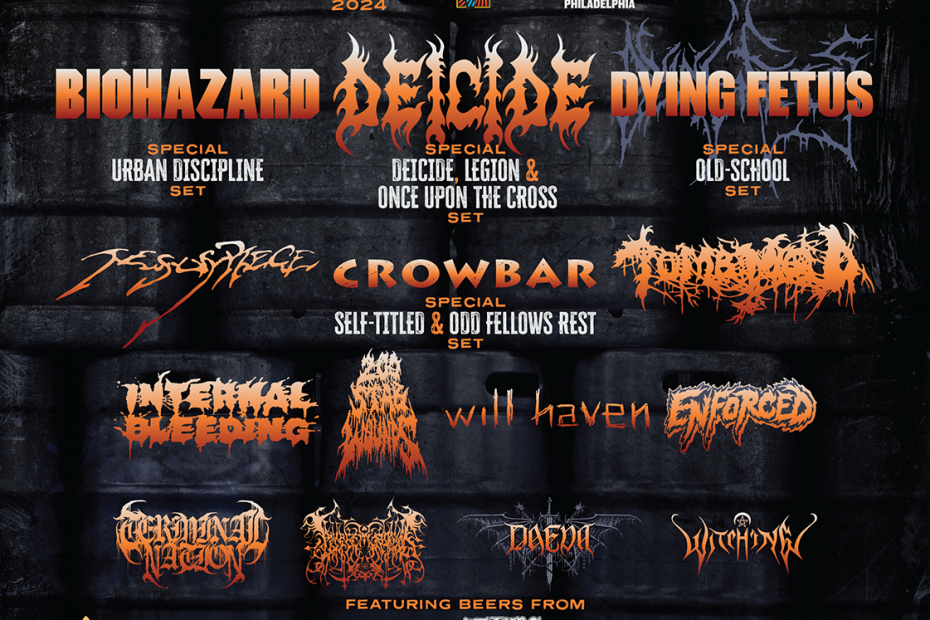 Decibel Magazine Metal & Beer Fest Philly 2024 Full Band Lineup